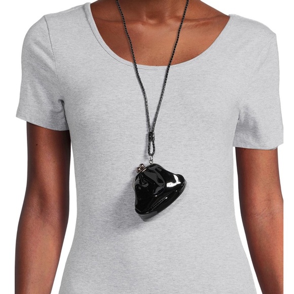 NWT No Boundaries Black Micro Mini Crossbody Handbag and Kisslock - Picture 3 of 5